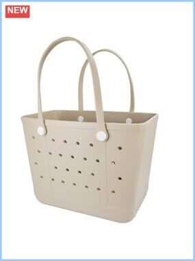 Large Rubber Beach Bag Waterproof Mini Tote for Gym Sports Pool